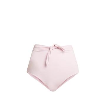 Jay knot-tie high-waisted bikini briefs