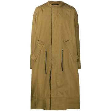 hooded trench coat