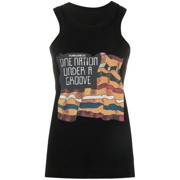 Funkadelic print vest