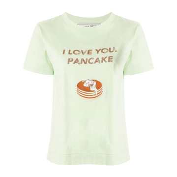 "I love you, pancake 亮片T恤"