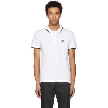 White Tiger Crest Polo