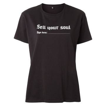 Sell your soul印花T恤