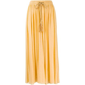 My skirt drawstring midi skirt