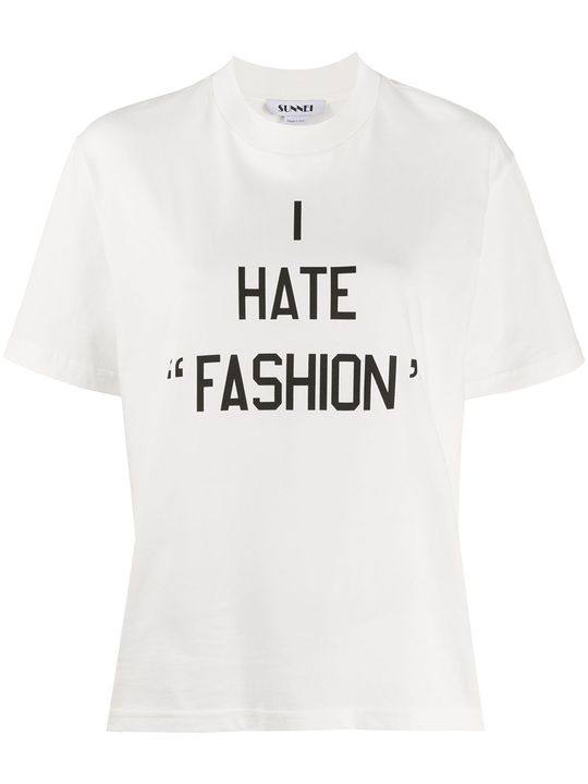 I Hate Fashion 印花T恤展示图