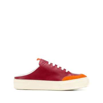 Saobt backless low-top trainers