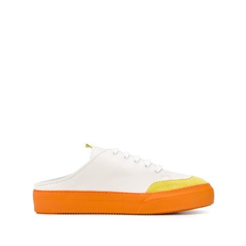 Saobt backless low-top trainers