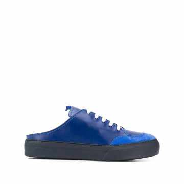 Saobt backless low-top trainers