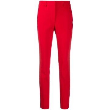 logo embroidered tailored trousers