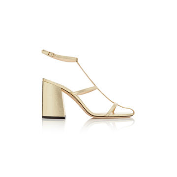 Linley Metallic Leather Sandals