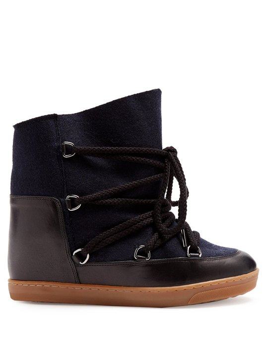 Nowles shearling-lined après-ski boots展示图