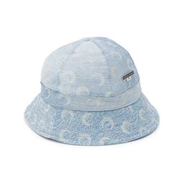 Regerated denim bob hat