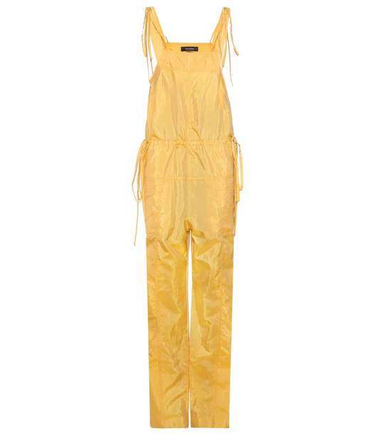 Kyles silk-blend taffeta dungarees展示图