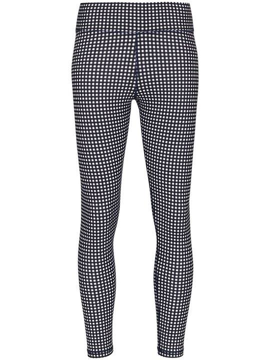 Gingham 露踝打底裤展示图