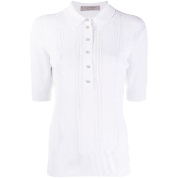 knitted polo shirt