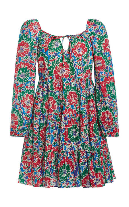 Roxy Floral-Print Cotton-Blend Mini Dress展示图