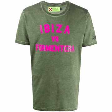 Ibiza vs Formentera印花T恤