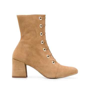 Fach lace-up ankle boots