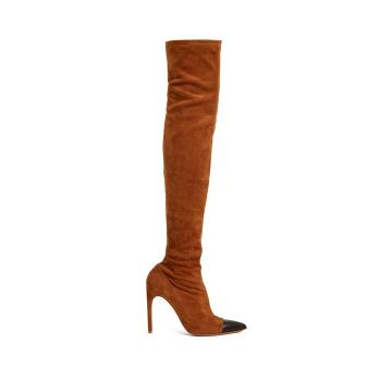 Suede over-the-knee boots
