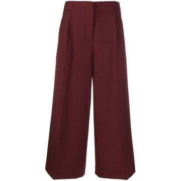 cropped tailored trousers