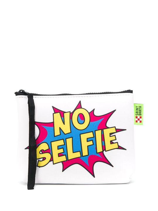 no selfie 印花小手包展示图