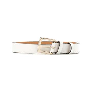 slim leather belt