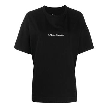 contrast logo T-shirt