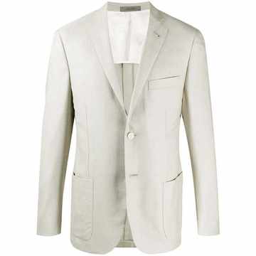 single-breasted fitted blazer