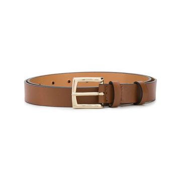 slim leather belt