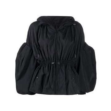 puff-sleeve short jacket