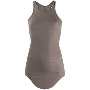 curved hem tank top