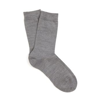 Soft wool and cotton-blend socks