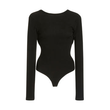 The Rib Banded-Back Jersey Bodysuit