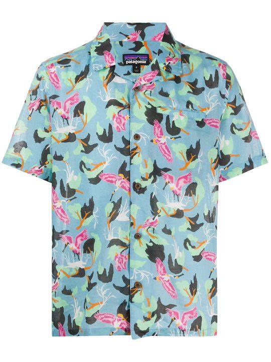 crane-print shirt展示图