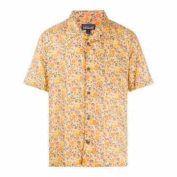 floral-print shirt