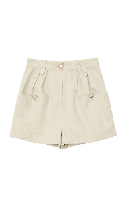 Palino Pleated Cotton-Gabardine Shorts展示图