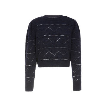 Norma Open-Knit Wool Sweater