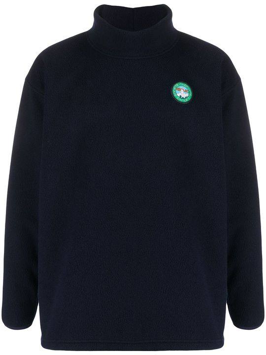 funnel neck fleece jumper展示图