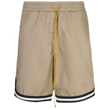 striped trim bermuda shorts