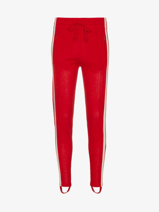 Red Doriann Stirrup Striped Track Pants展示图