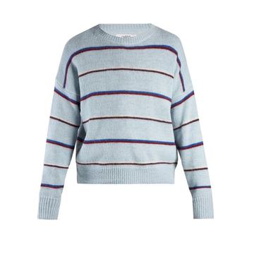 Gatlin striped alpaca-blend sweater