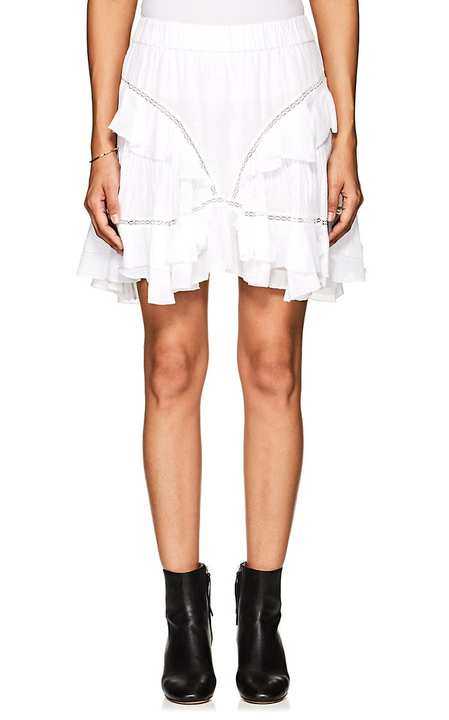 Varese Cotton-Blend Voile Miniskirt展示图