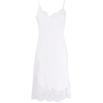 lace trim slip dress