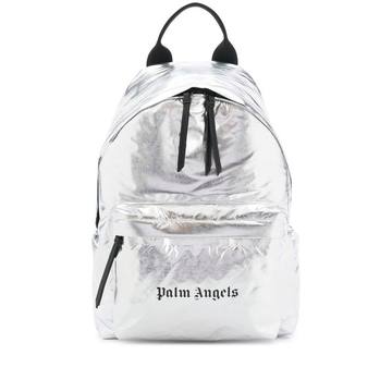 logo print backpack