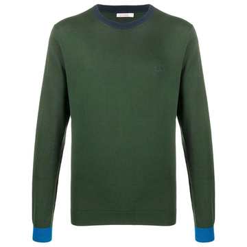 elbow patches crew neck sweatshirt