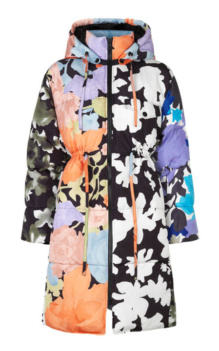 Oak Floral Hooded Down Coat展示图