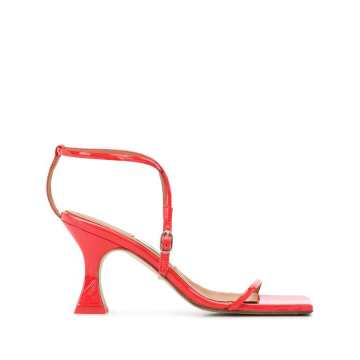 patent leather 90mm sandals