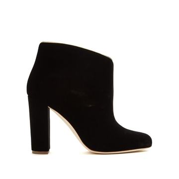 Eula block-heel velvet boots