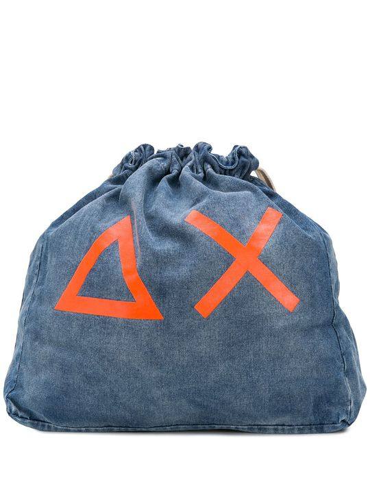 logo denim backpack展示图