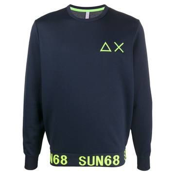 branded-hem sweatshirt