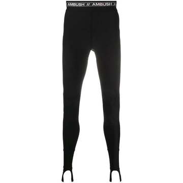 logo-waistband leggins